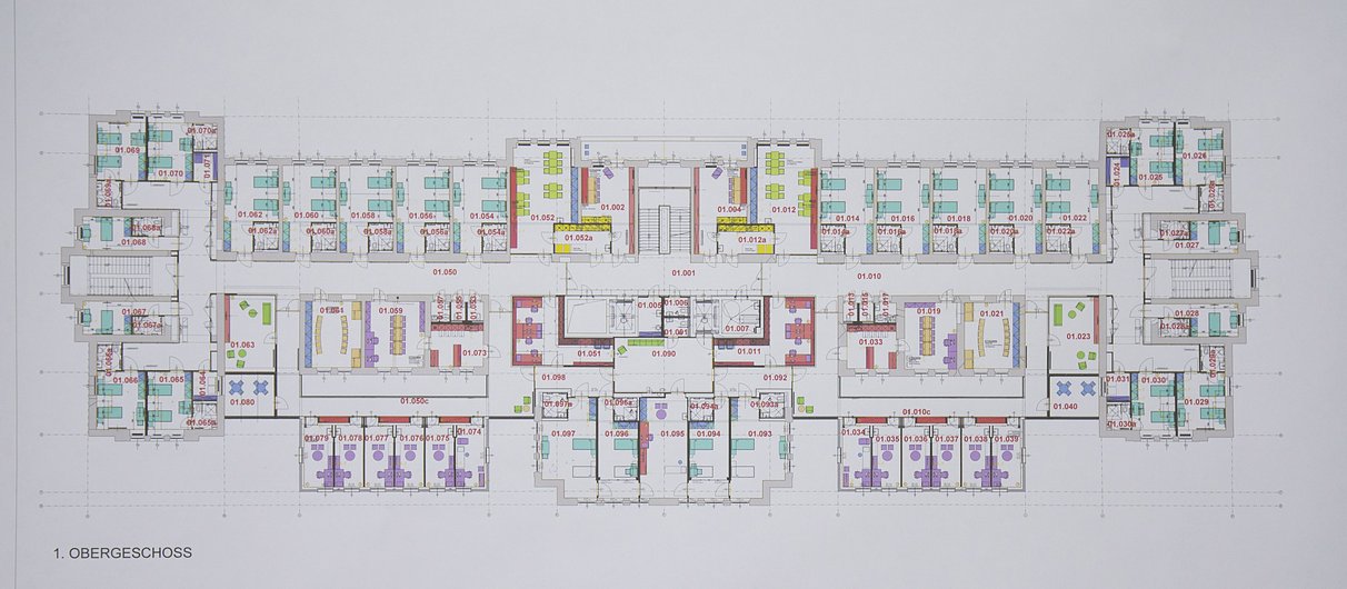 Plan of the first floor.