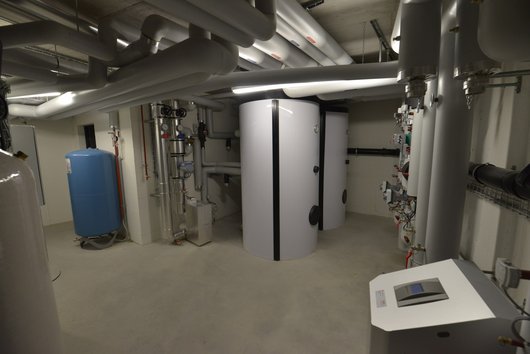 The client and the contractor rely on the highest quality in the plant room as well.