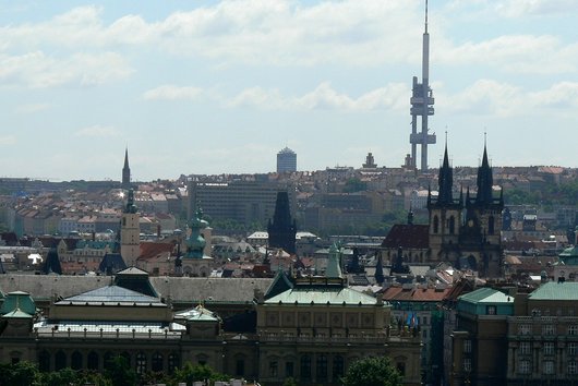 Prague with the television tower in the background