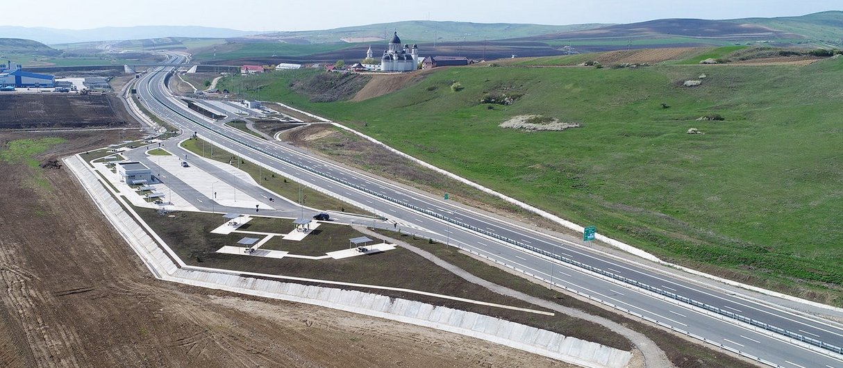 The new motorway rest areas.